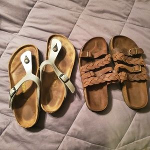 Birkenstock and White Mountain sandals